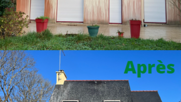 Nettoyage des façades et toiture sur Fouesnant